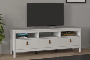 Vallvidera Tv-bänk 151 cm - Vit/Natur - Möbler - TV- & Mediamöbler - TV bänk & mediabänk