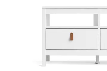 Vallvidera Tv-bänk 151 cm - Vit/Natur - Möbler - TV- & Mediamöbler - TV bänk & mediabänk