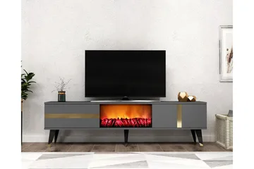 Vania Tv-bänk 150 cm - Guld - Möbler - TV- & Mediamöbler - TV bänk & mediabänk