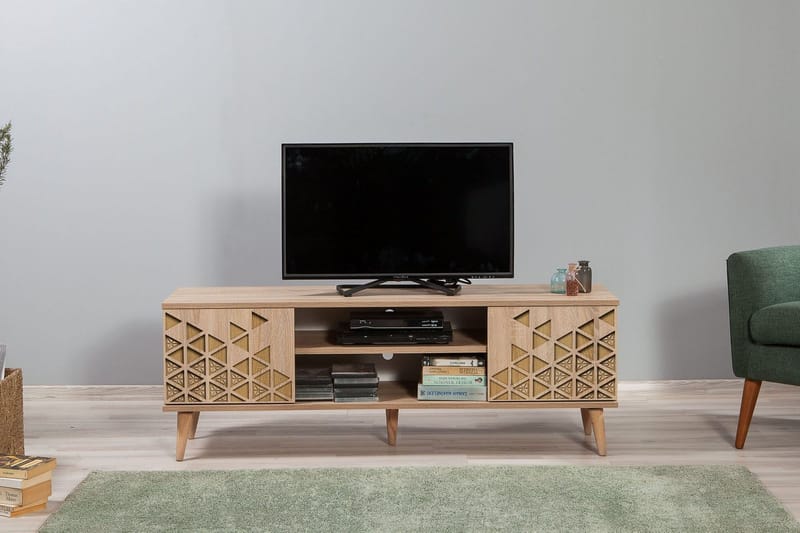 Vellavie Tv-bänk 140 cm Dekor - Möbler - TV- & Mediamöbler - TV bänk & mediabänk