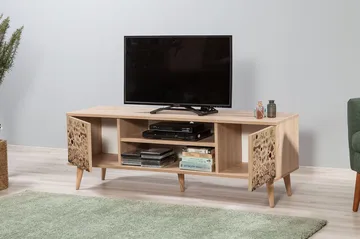 Vellavie Tv-bänk 140 cm - Mönstrad - Möbler - TV- & Mediamöbler - TV bänk & mediabänk