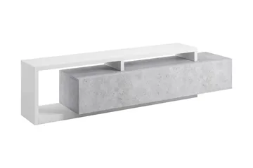 Wesley TV-bänk 219 cm - Vit/Trä - Möbler - TV- & Mediamöbler - TV bänk & mediabänk