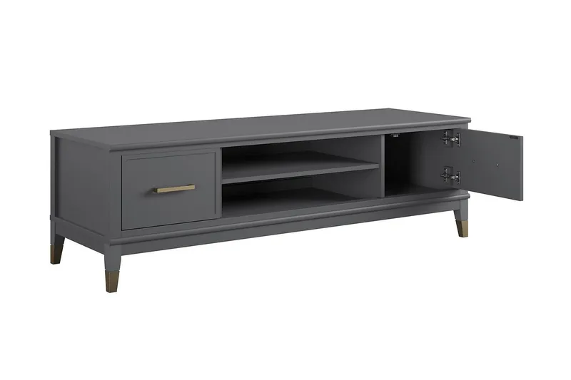 Westerleigh TV-bänk 152x50 cm Grafitgrå - CosmoLiving - Möbler - TV- & Mediamöbler - TV bänk & mediabänk