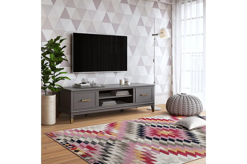 Westerleigh TV-bänk 152x50 cm Grafitgrå - Möbler - TV- & Mediamöbler - TV bänk & mediabänk
