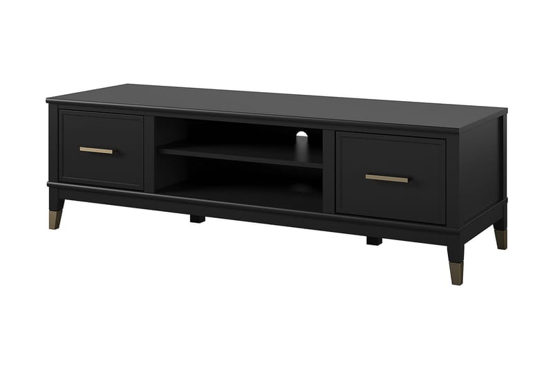 Westerleigh TV-bänk 152x50 cm Svart - Möbler - TV- & Mediamöbler - TV bänk & mediabänk