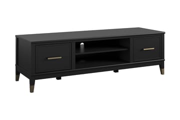 Westerleigh TV-bänk 152x50 cm Svart - Möbler - TV- & Mediamöbler - TV bänk & mediabänk