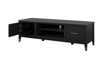 Westerleigh TV-bänk 152x50 cm Svart - Möbler - TV- & Mediamöbler - TV bänk & mediabänk
