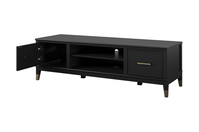 Westerleigh TV-bänk 152x50 cm Svart - Möbler - TV- & Mediamöbler - TV bänk & mediabänk