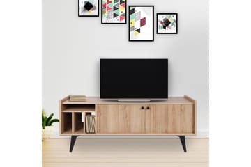 Winskill Tv-bänk 150 cm - Natur/Svart - Möbler - TV- & Mediamöbler - TV bänk & mediabänk