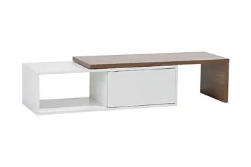 Yonkers Tv-Bänk 40x159 cm - Vit - Möbler - TV- & Mediamöbler - TV bänk & mediabänk