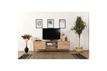 TV-bänk Mjudi Ek - Ljusfärgat trä - Möbler - TV- & Mediamöbler - TV bänk & mediabänk