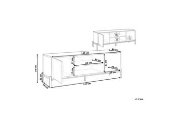 TV-bänk Moines - Möbler - TV- & Mediamöbler - TV bänk & mediabänk