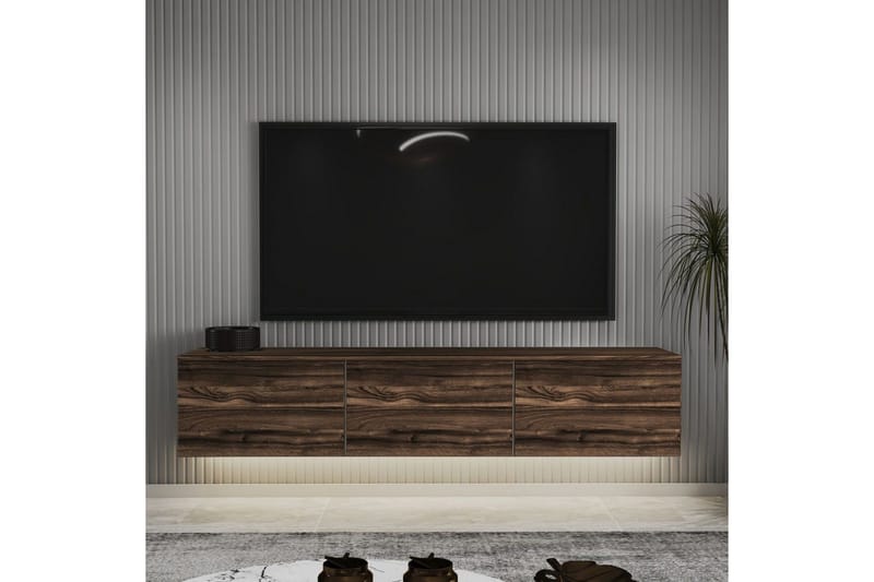 TV-bänk Neon Kastanj - Kastanj - Möbler - TV- & Mediamöbler - TV bänk & mediabänk