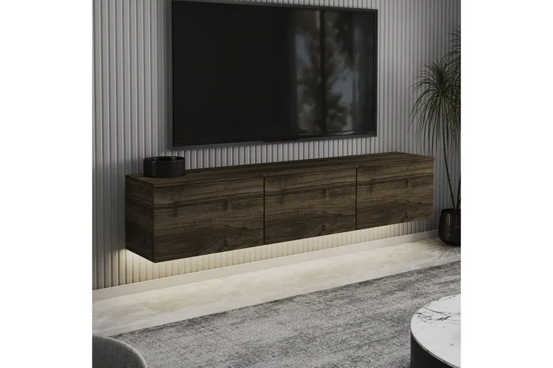 TV-bänk Neon Valnöt - Valnöt - Möbler - TV- & Mediamöbler - TV bänk & mediabänk