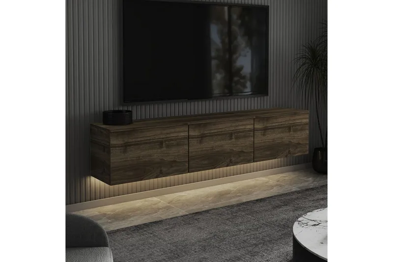 TV-bänk Neon Valnöt - Valnöt - Möbler - TV- & Mediamöbler - TV bänk & mediabänk