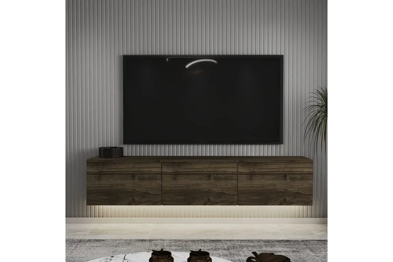 TV-bänk Neon Valnöt - Valnöt - Möbler - TV- & Mediamöbler - TV bänk & mediabänk