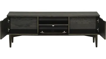 TV-bänk Nordal - Brunlackad ekfaner - Möbler - TV- & Mediamöbler - TV bänk & mediabänk