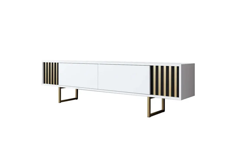 TV-bänk Rany Linje Vit / Rany, Vit / Rany