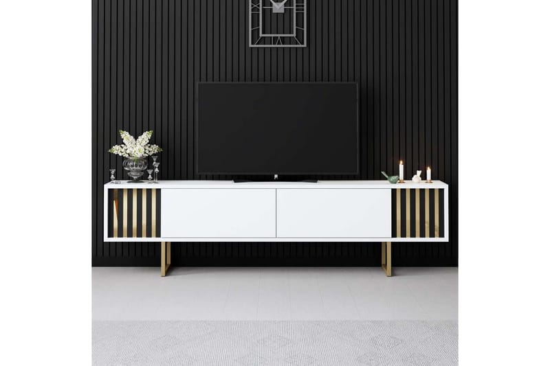 TV-bänk Rany Linje Vit / Rany - Vit / Rany - Möbler - TV- & Mediamöbler - TV bänk & mediabänk