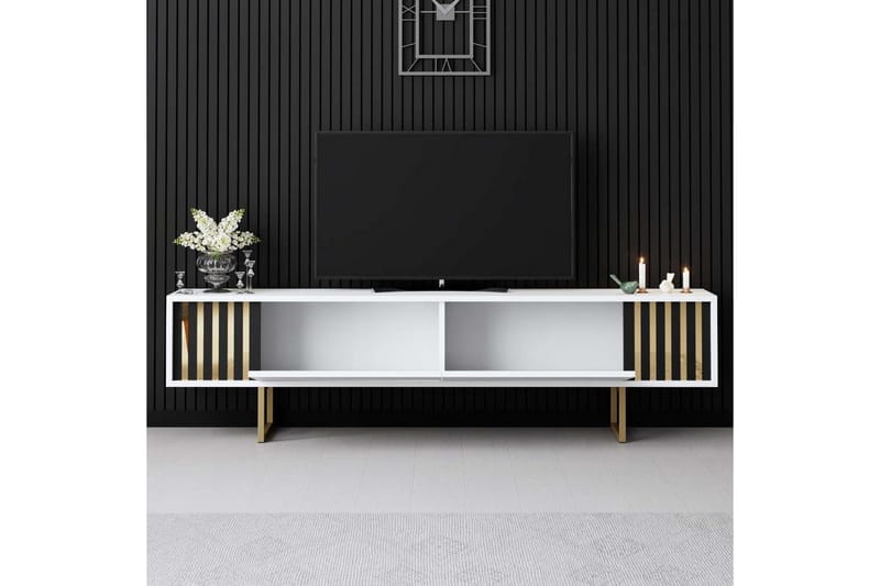 TV-bänk Rany Linje Vit / Rany - Vit / Rany - Möbler - TV- & Mediamöbler - TV bänk & mediabänk