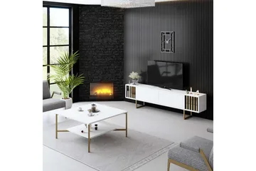 TV-bänk Rany Linje Vit / Rany - Vit / Rany - Möbler - TV- & Mediamöbler - TV bänk & mediabänk