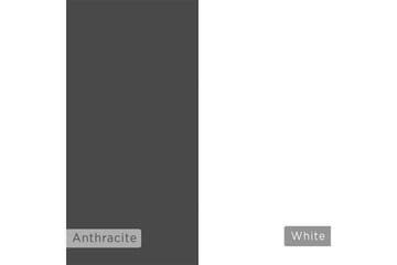 TV-bänk Rasab 180 Antracit / Vit - Antracit / Vit - Möbler - TV- & Mediamöbler - TV bänk & mediabänk