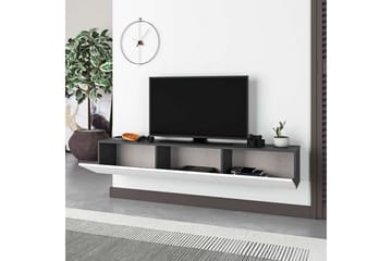 TV-bänk Rasab 180 Antracit / Vit - Antracit / Vit - Möbler - TV- & Mediamöbler - TV bänk & mediabänk