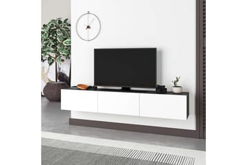 TV-bänk Rasab 180 Antracit / Vit - Antracit / Vit - Möbler - TV- & Mediamöbler - TV bänk & mediabänk