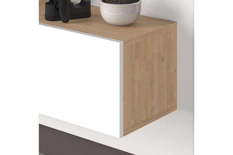 TV-bänk Rasab 180 Sudamalek / Vit - Sudamalek / Vit - Möbler - TV- & Mediamöbler - TV bänk & mediabänk