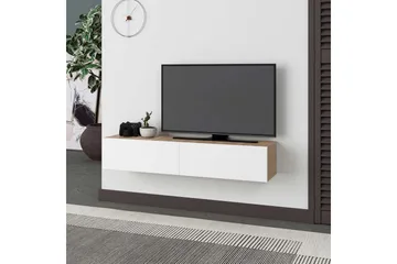 TV-bänk Rasab Sudamalek / Vit - Sudamalek / Vit - Möbler - TV- & Mediamöbler - TV bänk & mediabänk