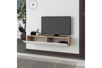 TV-bänk Rasab Sudamalek / Vit - Sudamalek / Vit - Möbler - TV- & Mediamöbler - TV bänk & mediabänk