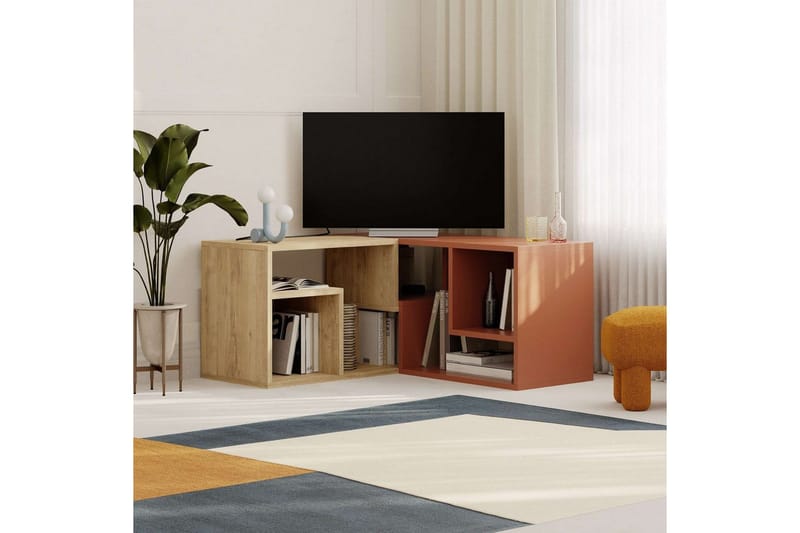 TV-bänk Ravena Sudamalek / Kanel - Sudamalek / Kanel - Möbler - TV- & Mediamöbler - TV bänk & mediabänk