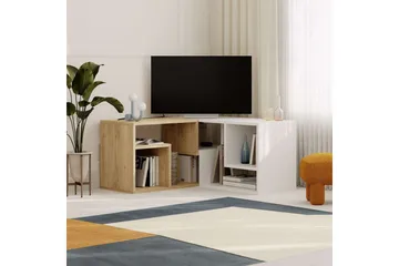 TV-bänk Ravena Sudamalek / Vit - Sudamalek / Vit - Möbler - TV- & Mediamöbler - TV bänk & mediabänk