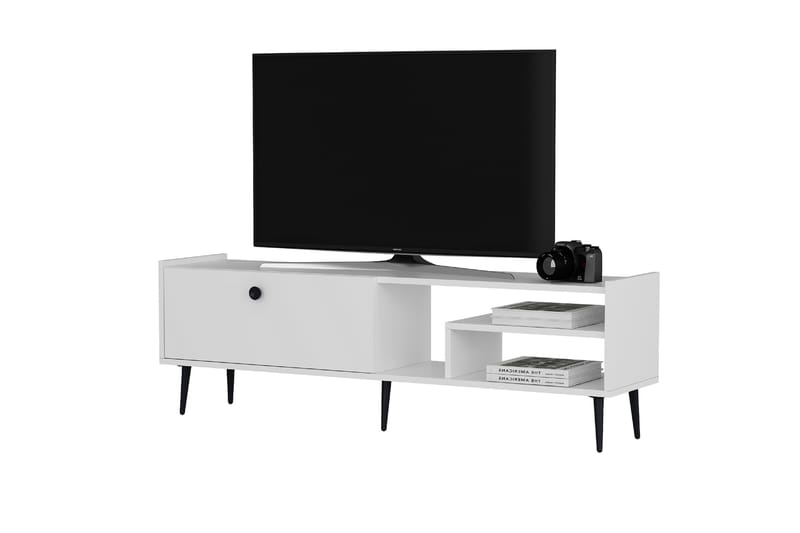 Tv-bänk Rio 150x35 cm Vit - Hanah Home - TV bänk & mediabänk