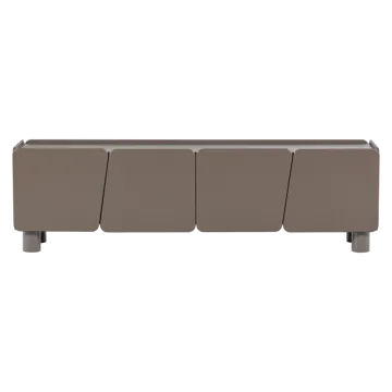 Tv-bänk Root 200 cm - Tryffelbrun - Möbler - TV- & Mediamöbler - TV-skåp