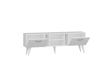 Tv-bänk Rudy 180x29,6 cm Vit - Hanah Home - Möbler - TV- & Mediamöbler - TV bänk & mediabänk