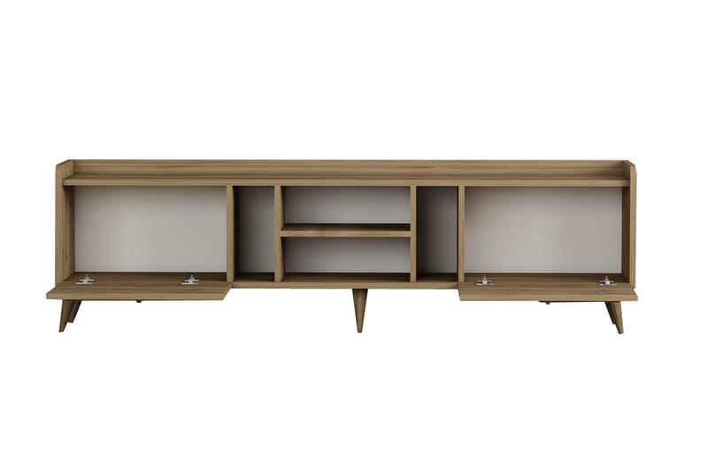 Tv-bänk Rudy 180x35 cm Brun - Hanah Home - Möbler - TV- & Mediamöbler - TV bänk & mediabänk