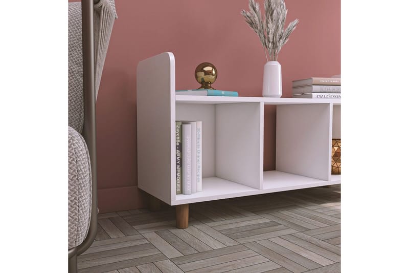 TV-bänk Sakarya 1 Vit - Vit - Möbler - TV- & Mediamöbler - TV bänk & mediabänk