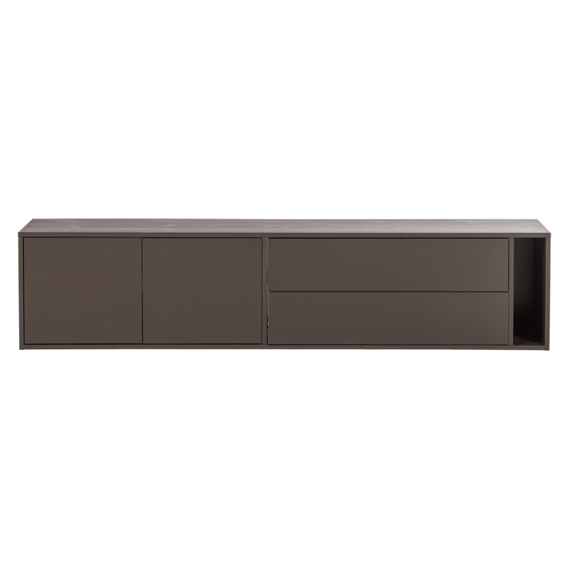 Tv-bänk Settle 200 cm - Mellanbrun - Möbler - TV- & Mediamöbler - TV-skåp