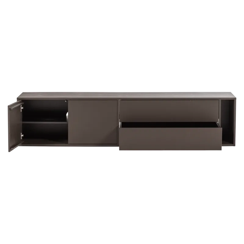 Tv-bänk Settle 200 cm - Mellanbrun - Möbler - TV- & Mediamöbler - TV-skåp