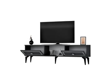 TV-bänk Sivaji Antracit / Argentu - Antracit / Argentu - Möbler - TV- & Mediamöbler - TV bänk & mediabänk
