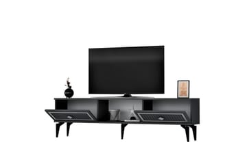 TV-bänk Sivaji Antracit / Argentu - Antracit / Argentu - Möbler - TV- & Mediamöbler - TV bänk & mediabänk