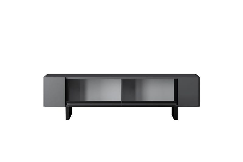 TV-bänk Sozi Antracit / Svart - Antracit / Svart - Möbler - TV- & Mediamöbler - TV bänk & mediabänk