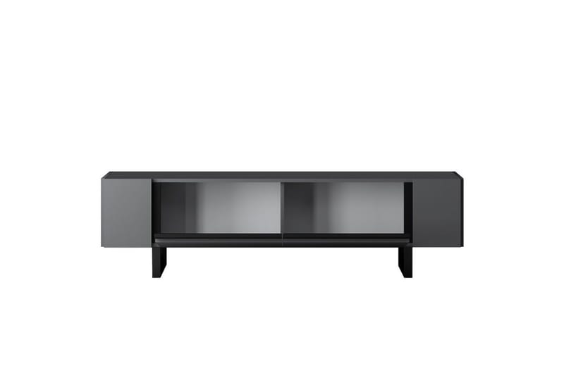 TV-bänk Sozi Antracit / Svart - Antracit / Svart - Möbler - TV- & Mediamöbler - TV bänk & mediabänk
