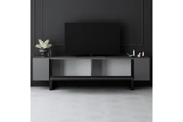 TV-bänk Sozi Antracit / Svart - Antracit / Svart - Möbler - TV- & Mediamöbler - TV bänk & mediabänk