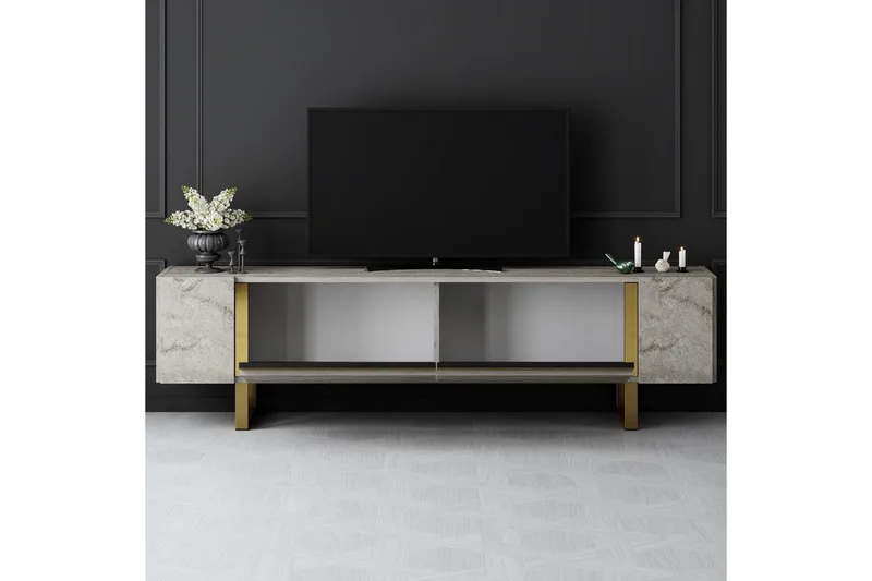 TV-bänk Sozi Travertin / Rany - Travertin / Rany - Möbler - TV- & Mediamöbler - TV bänk & mediabänk