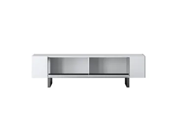 TV-bänk Sozi Vit / Argentu - Vit / Argentu - Möbler - TV- & Mediamöbler - TV bänk & mediabänk