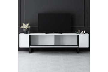 TV-bänk Sozi Vit / Svart - Vit / Svart - Möbler - TV- & Mediamöbler - TV bänk & mediabänk