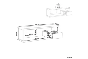 TV-bänk Spokan - Möbler - TV- & Mediamöbler - TV bänk & mediabänk