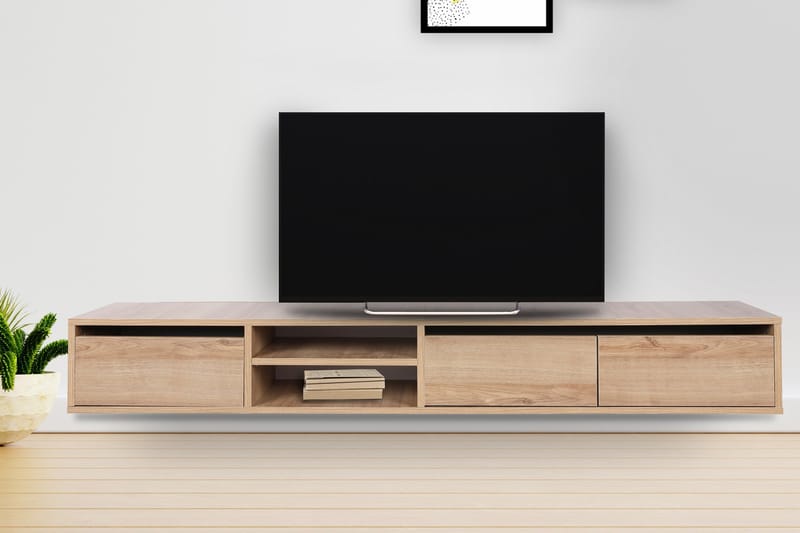 Tv-bänk Steninge 180 cm - Natur - TV bänk & mediabänk